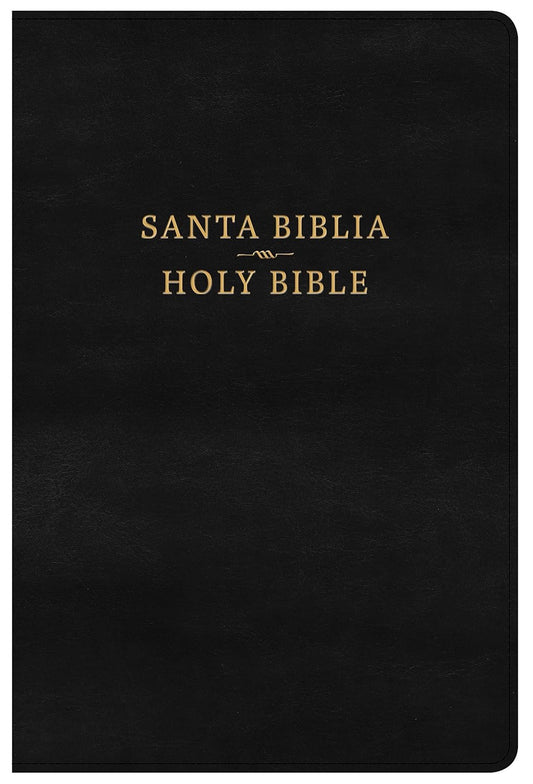 Biblia RVR 1960 CSB Bilingüe Negro Imitación Piel