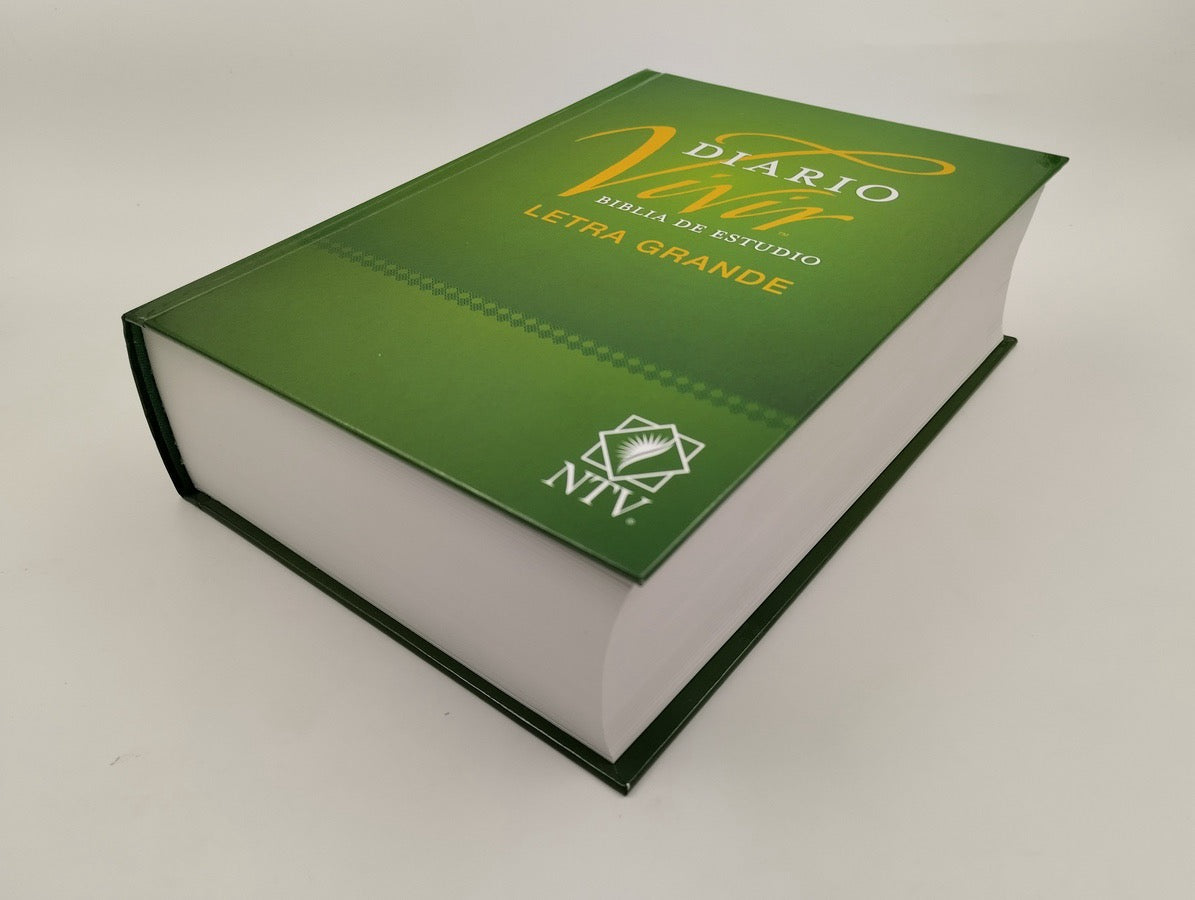 Biblia NTV de Estudio Diario Vivir Letra Grande Tapa Dura
