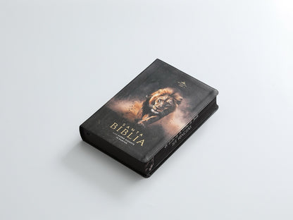 Biblia RVR60 Letra Súper Gigante piel León