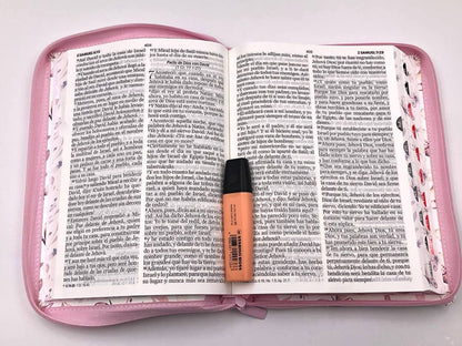 Biblia RVR60 Letra Gigante 15 puntos Rosa