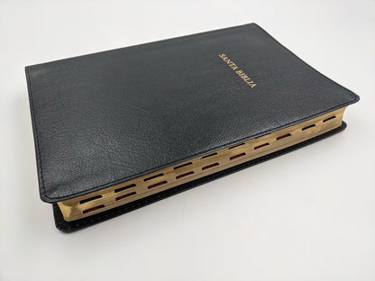 Biblia RVR 1960 de Estudio Scofield Negro semi piel indice