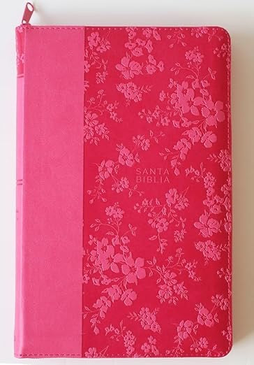 Biblia RVR 1960 Letra Grande Tamaño Manual Fucsia