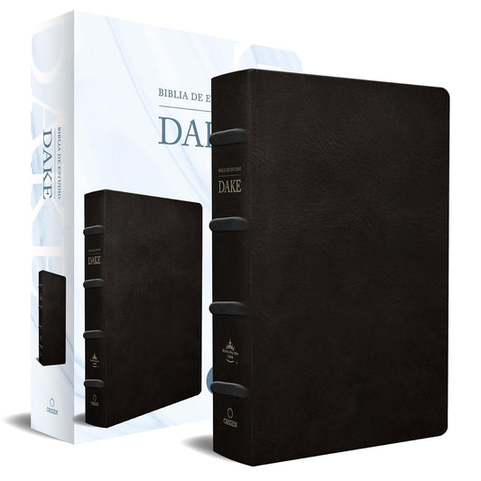 Biblia RVR 1960 de Estudio Dake Negra Piel
