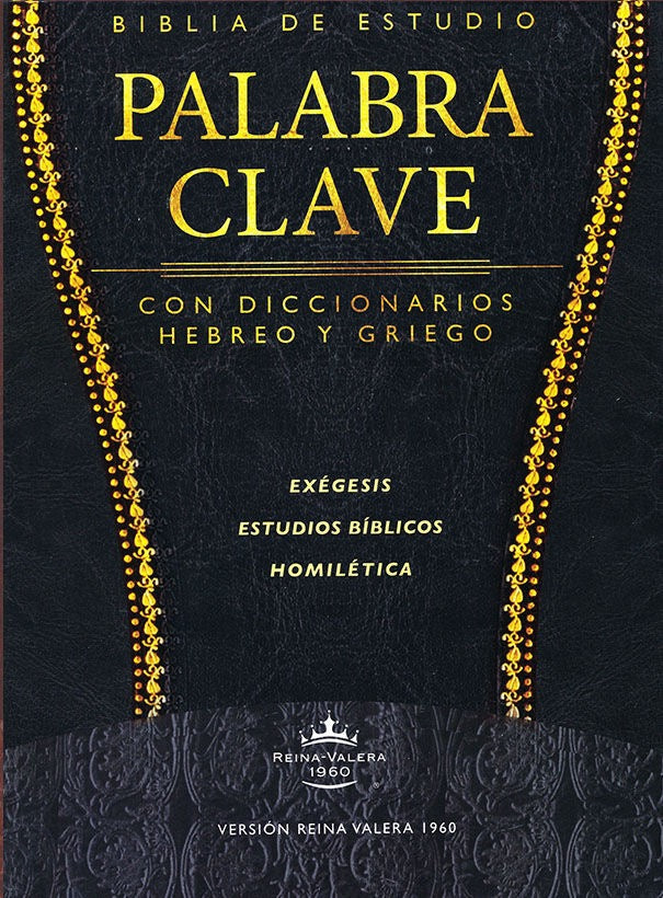 Biblia RVR 1960 de Estudio Palabra Clave Piel Negro