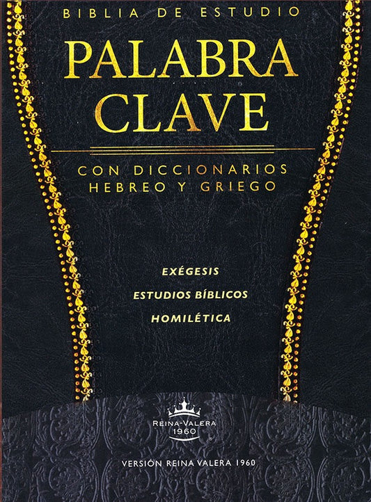 Biblia RVR 1960 de Estudio Palabra Clave Piel Negro