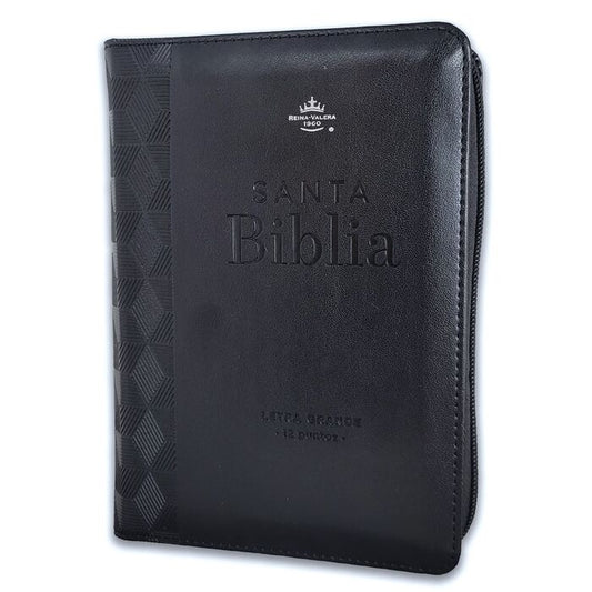 Biblia RVR60 Tamaño compacto Letra Grande 12 puntos