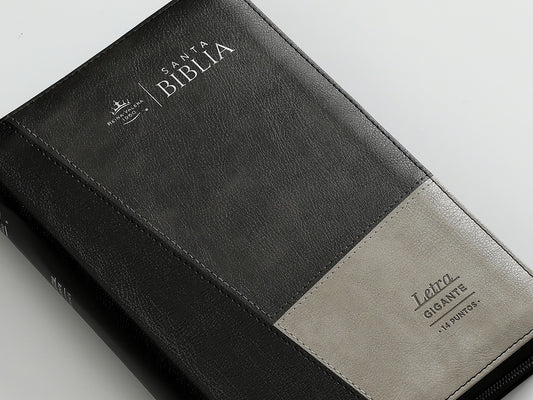 Biblia RVR60 Tamaño manual letra gigante cierre indice