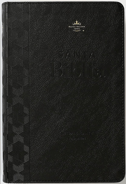 Biblia RVR60 Tamaño manual letra GIgante piel negro