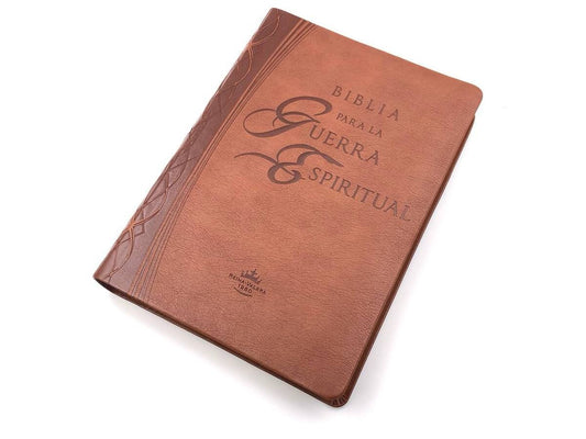Biblia RVR 1960 Guerra Espíritual Marrón con Índice