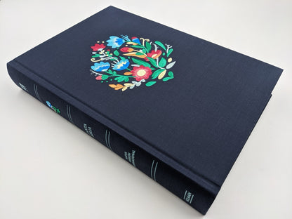 Biblia NVI Letra Súper Gigante Bordado Sobre Tela