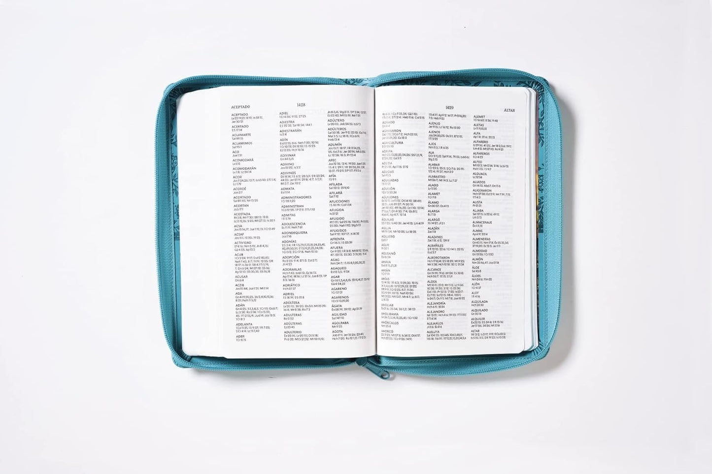 Biblia RVR 1960 Ultrafina Letra Grande con cierre