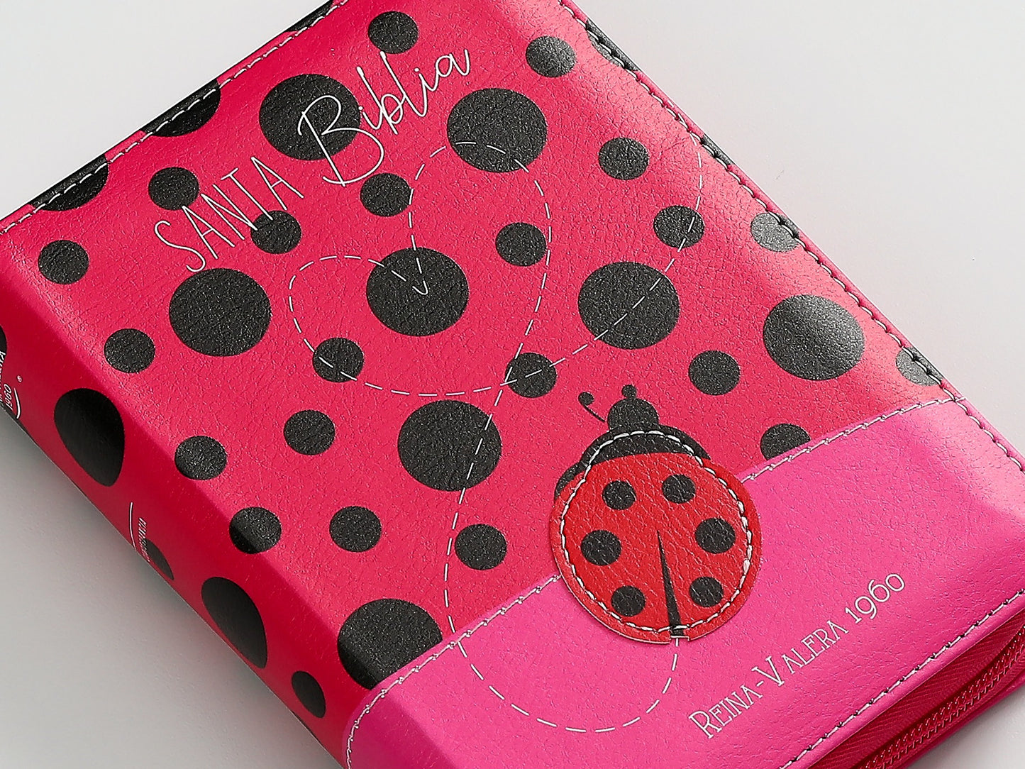 Biblia RVR60 de bolsillo fucsia