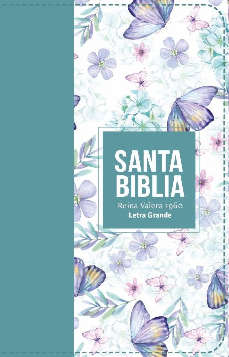 Biblia RVR 1960 Letra Grande Tamaño Manual Azul