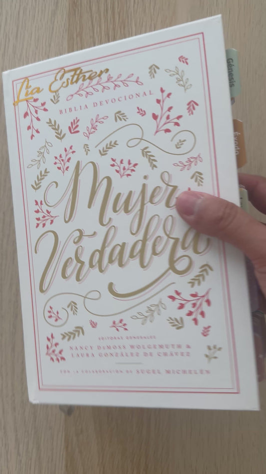 Biblia RVR 1960 mujer verdadera personalizado